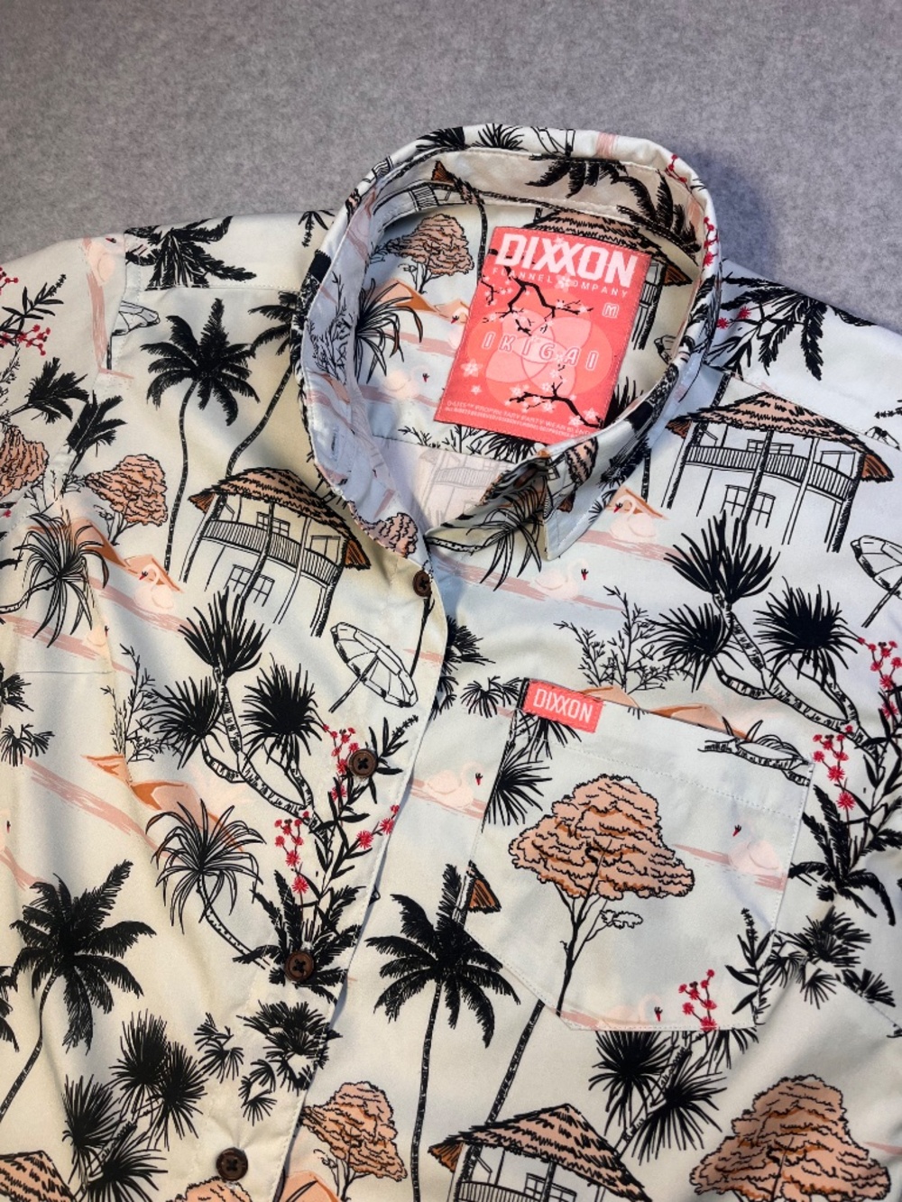 Dixxon Flannel Company Ikigai Button Up Shirt Womens Medium - Picture 4 of 9
